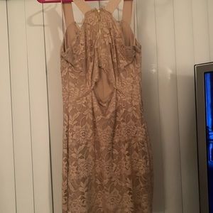 Sexy Guess nude dress